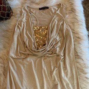 SOLD. Racer back dressy tank top